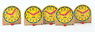 Picture of Original mini clocks 12-pk wood