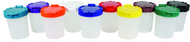 10ct no spill paint cup assortment  in bag